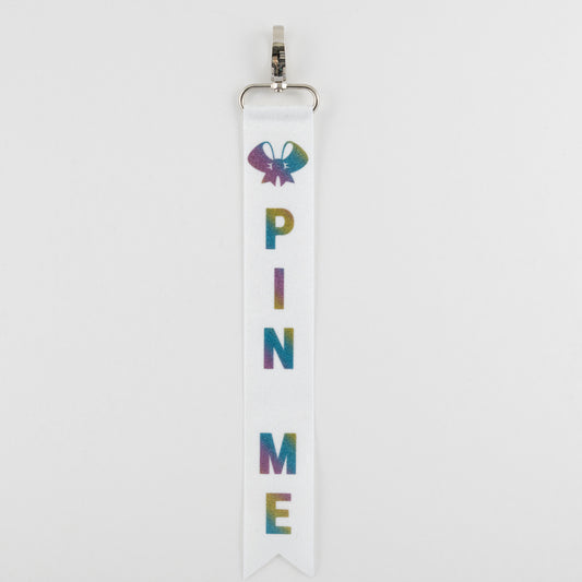 Pin Me White Rainbow