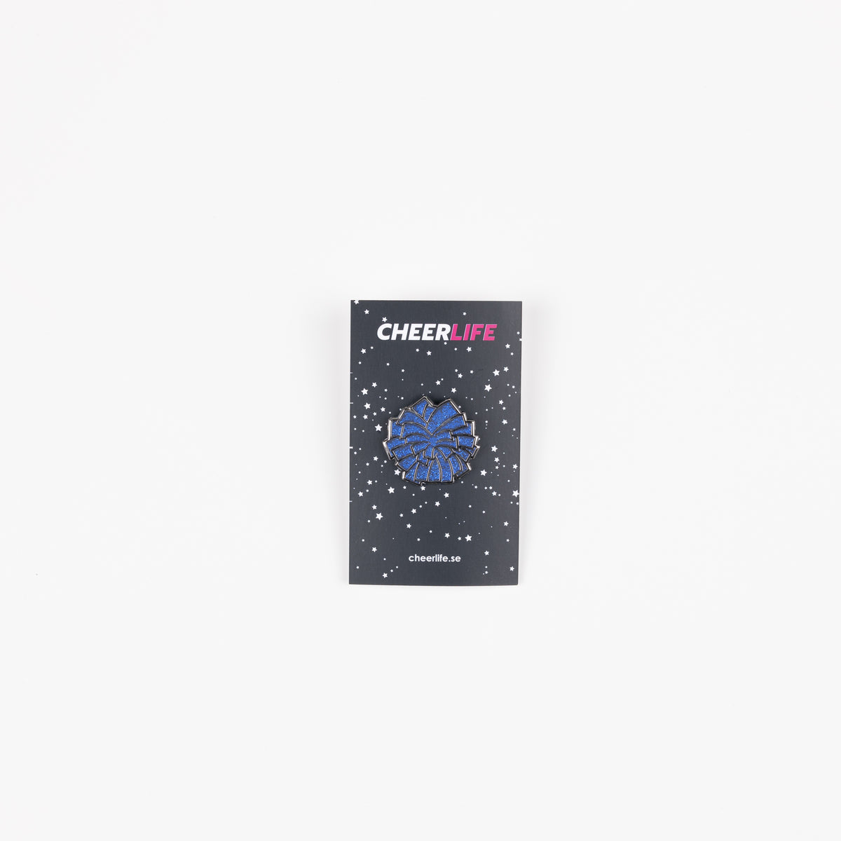 PIN POM DARK BLUE GLITTER