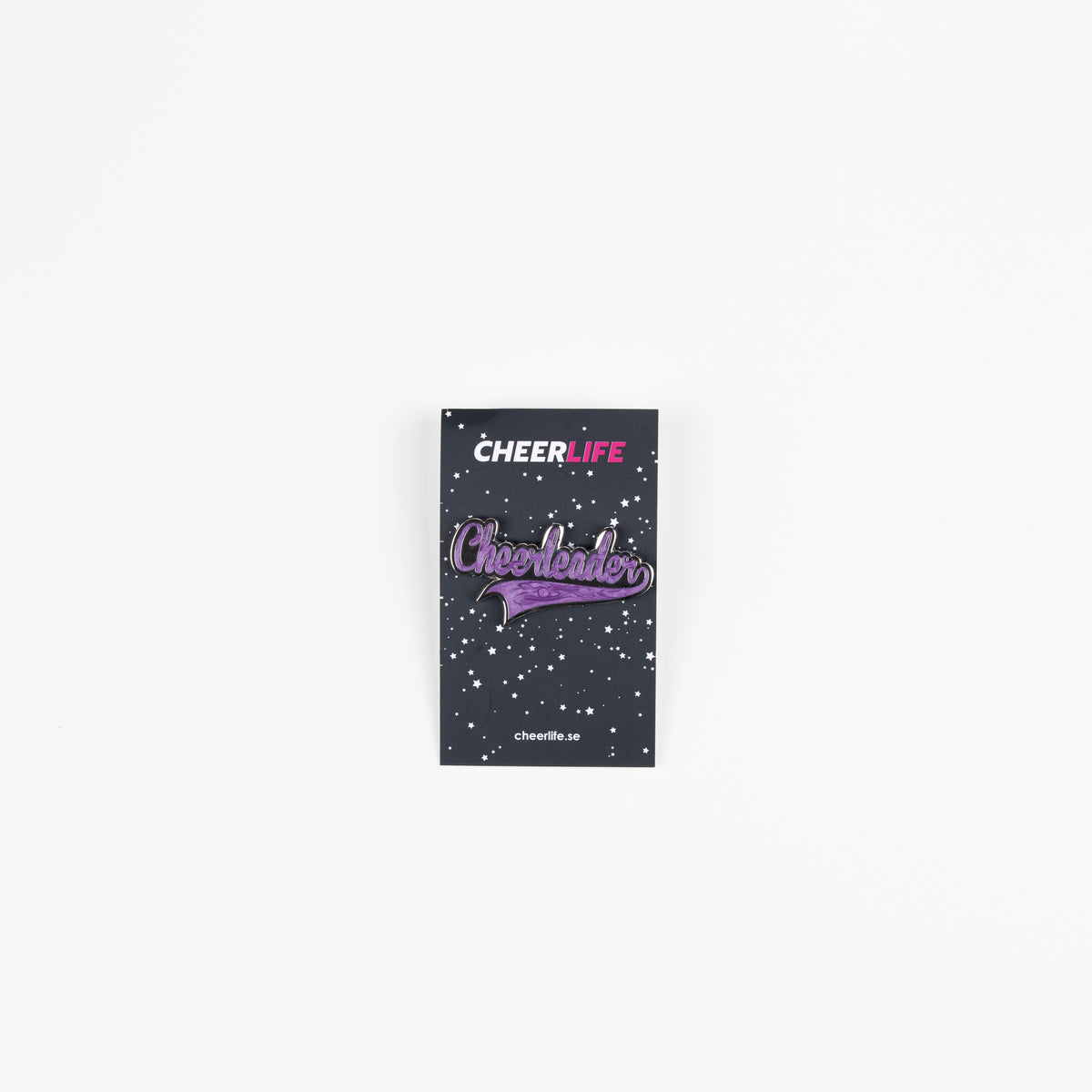 PIN CHEERLEADER R PURPLE