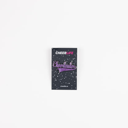 PIN CHEERLEADER R PURPLE