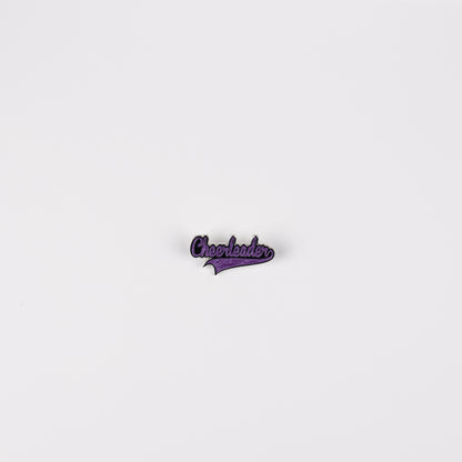 PIN CHEERLEADER R PURPLE