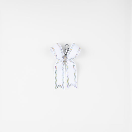 Nyckelring Collage Bow Mira White