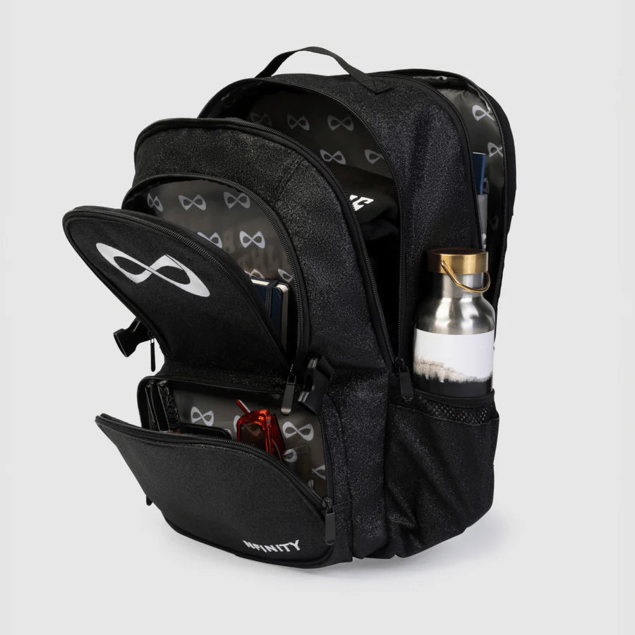 NFINITY BLACK SPARKLE CHEER BACKPACK