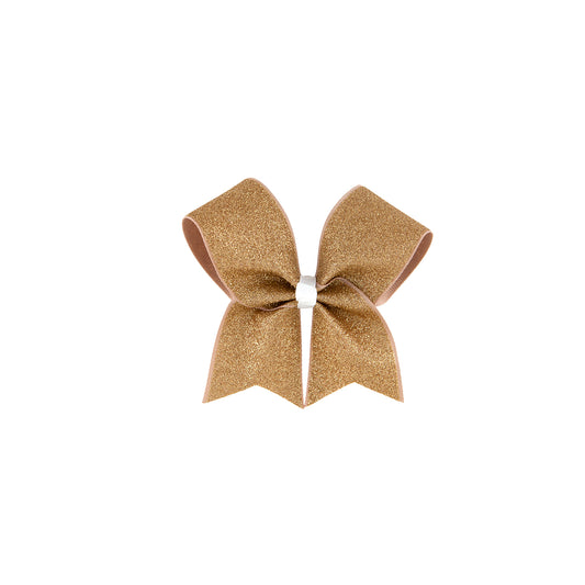 Small Bow Glitter Gold