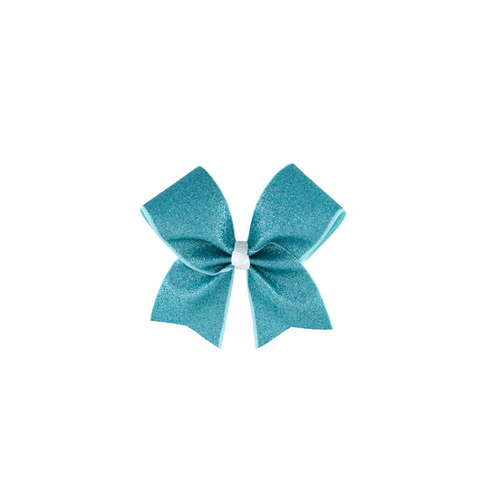 Small Bow Glitter light blue