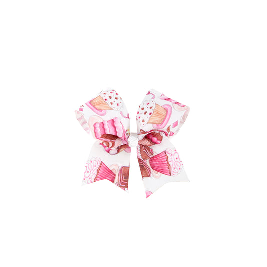 Small Bow Muffin pink