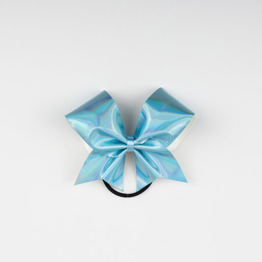 Bow Metallic Aqua Mellan