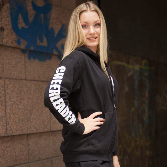 Hoodie CHEERLEADER Black