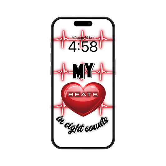 My Heart Beats in 8 Counts (Bakgrund till mobilen)