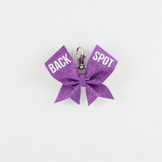 Keyring Bow Back Spot Red