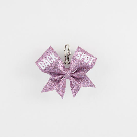 Keyring Bow Back Spot Red