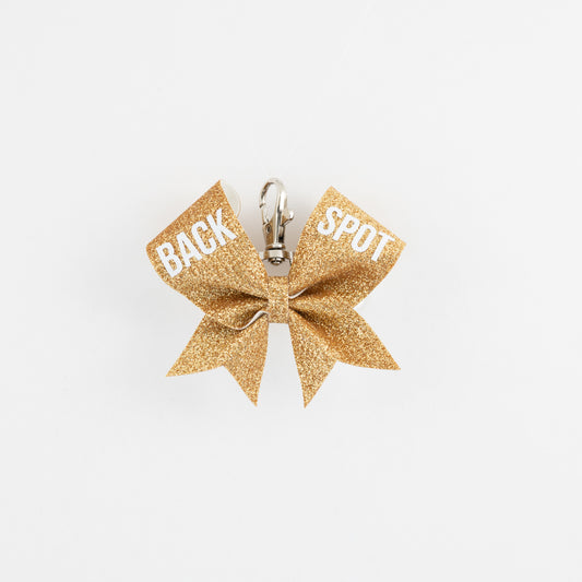 Keyring Bow Back Spot Red
