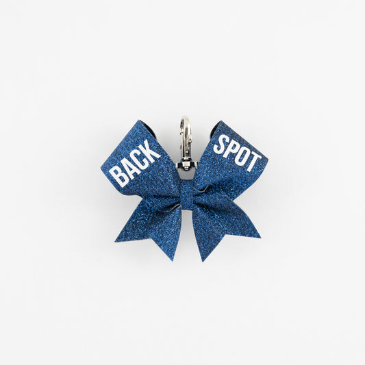 Keyring Bow Back Spot Red