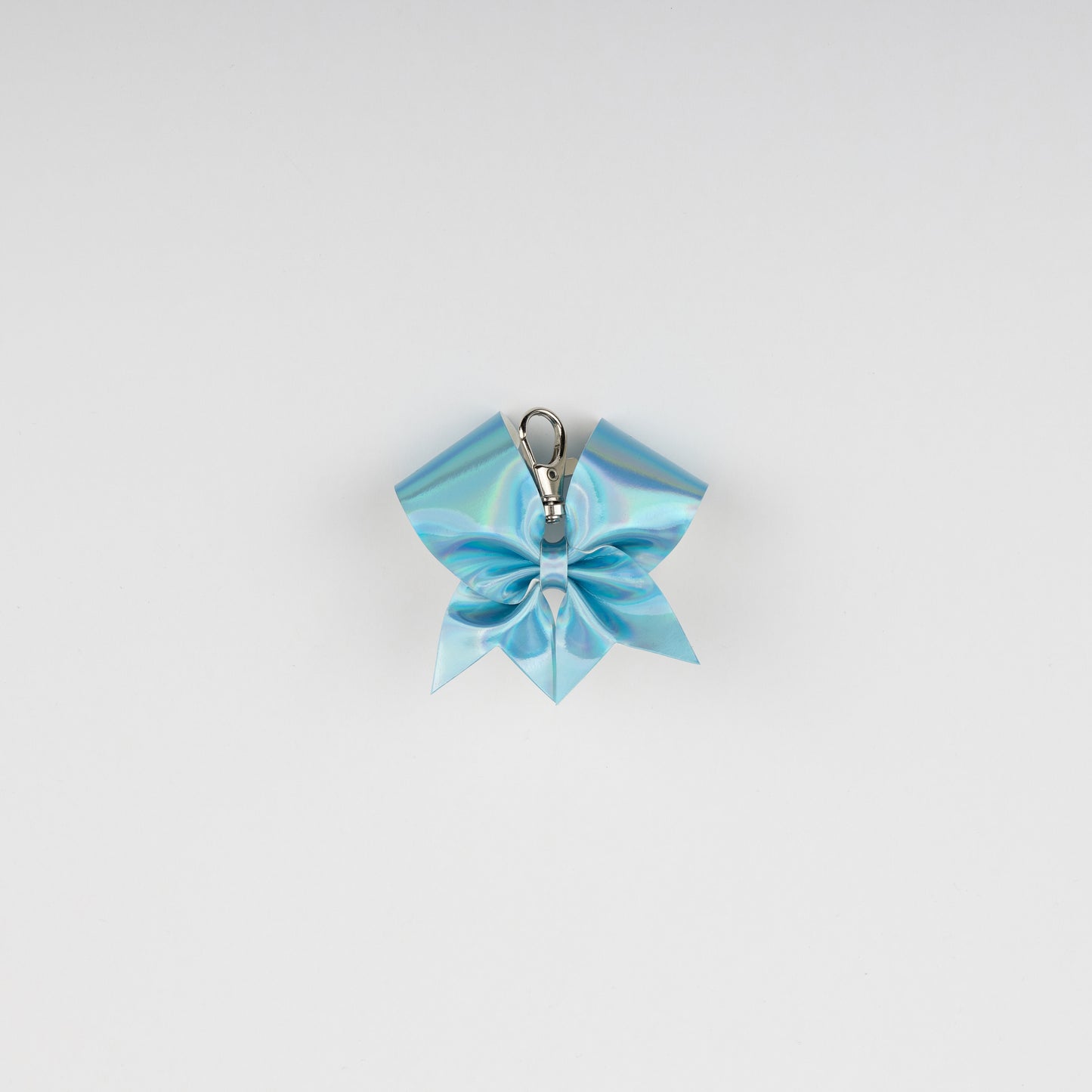 Nyckelring Bow Metallic Aqua