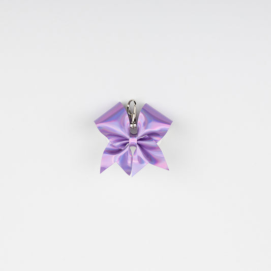 Nyckelring Bow Metallic Ljuslila