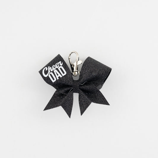 Nyckelring Bow Cheer Dad Black