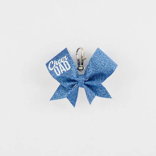 Nyckelring Bow Cheer Dad Old Blue