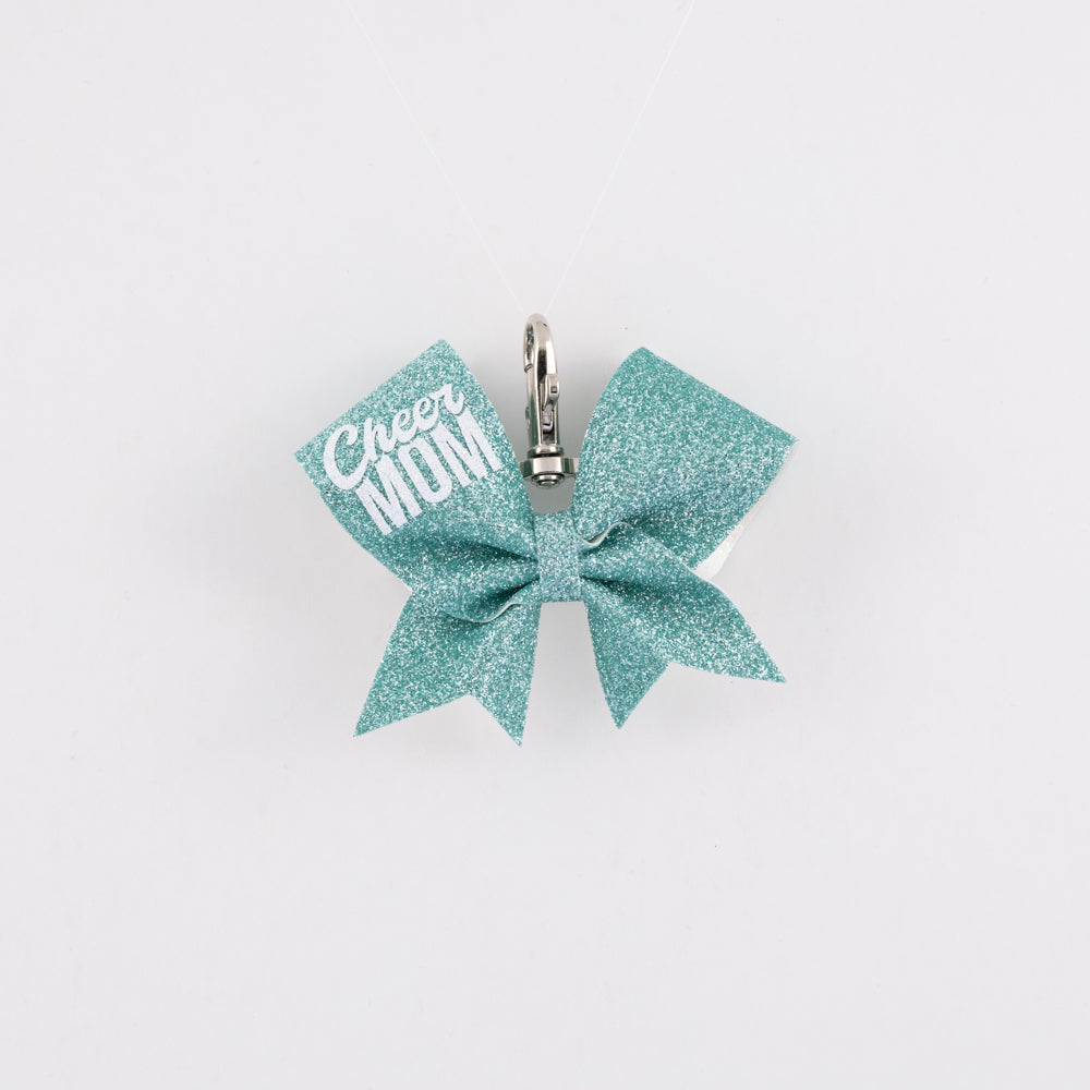 Nyckelring Bow Cheer Mom Mint